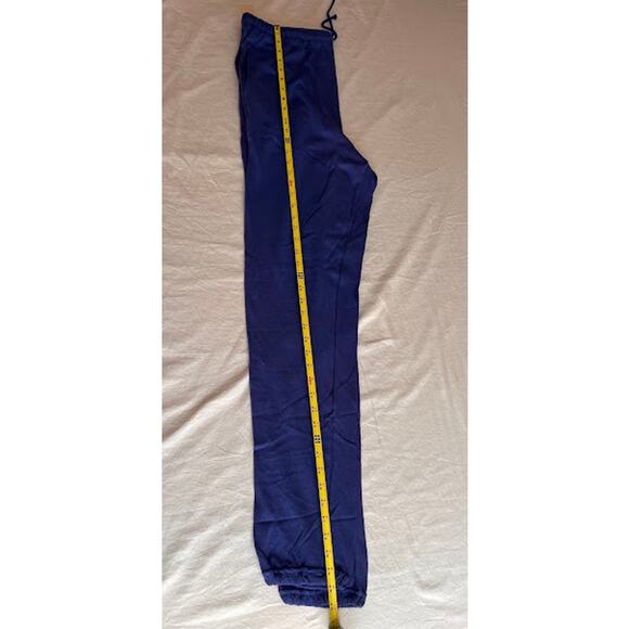VTG NEW Champion Sweatpants Mens Blue Drawstring Size Large - Picture 5 of 8